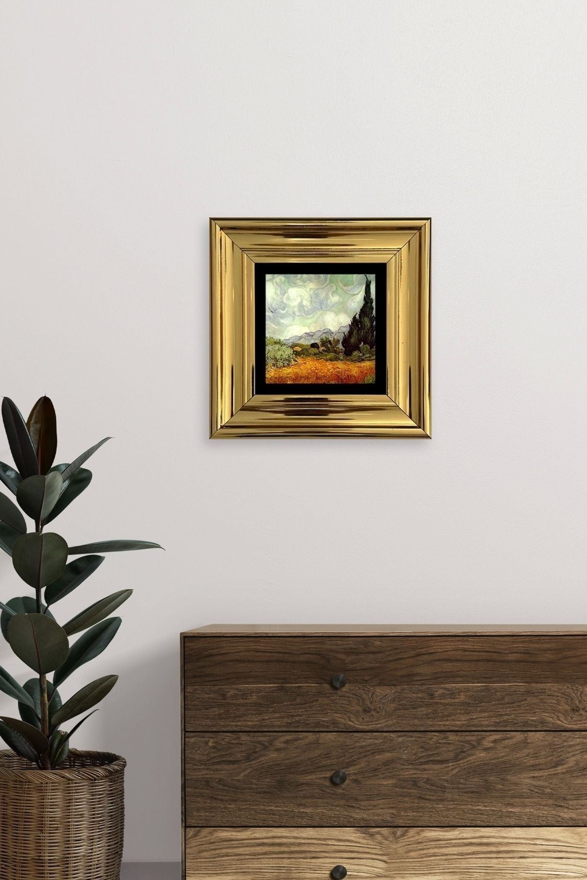 Gustav Klimpt Çerçeveli Taş Tablo 20 cm