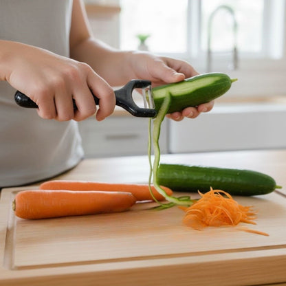 Solingen Çelik Küçük Boy Meyve Sebze Soyacak – Keskin Paslanmaz Soyucu Aparat