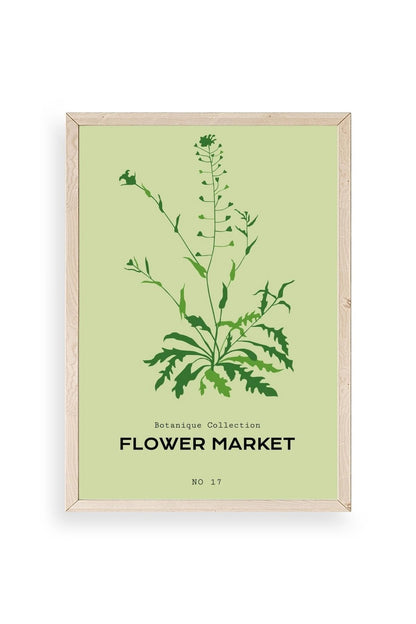 Çiçek Ahşap Çerçeveli Tablo 17 x 23