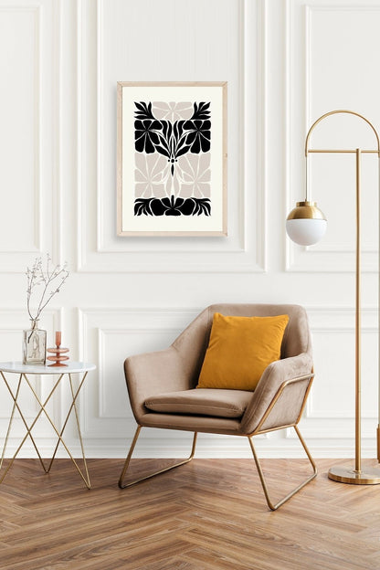 Çiçek Ahşap Çerçeveli Tablo 17 x 23