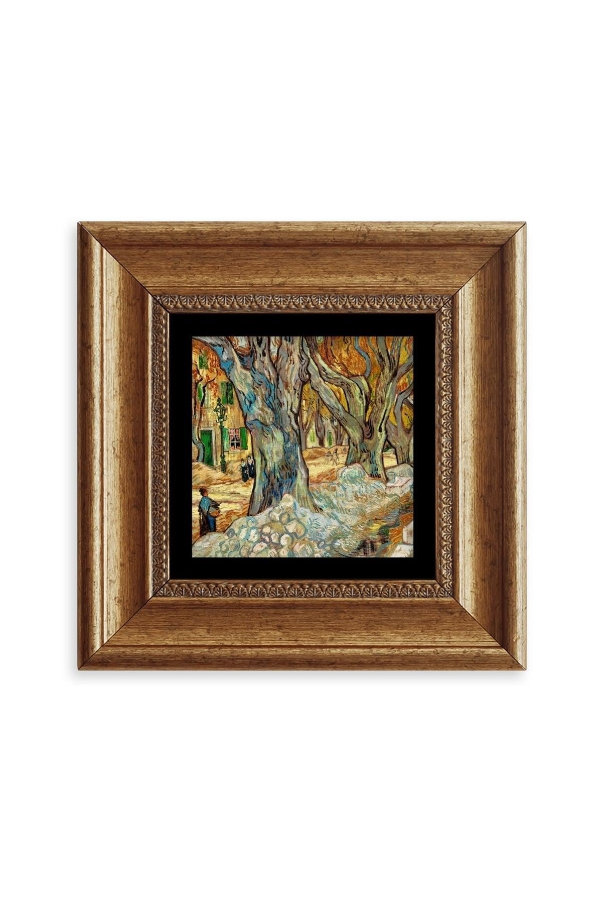 Van Gogh Çerçeveli Taş Tablo 20 cm