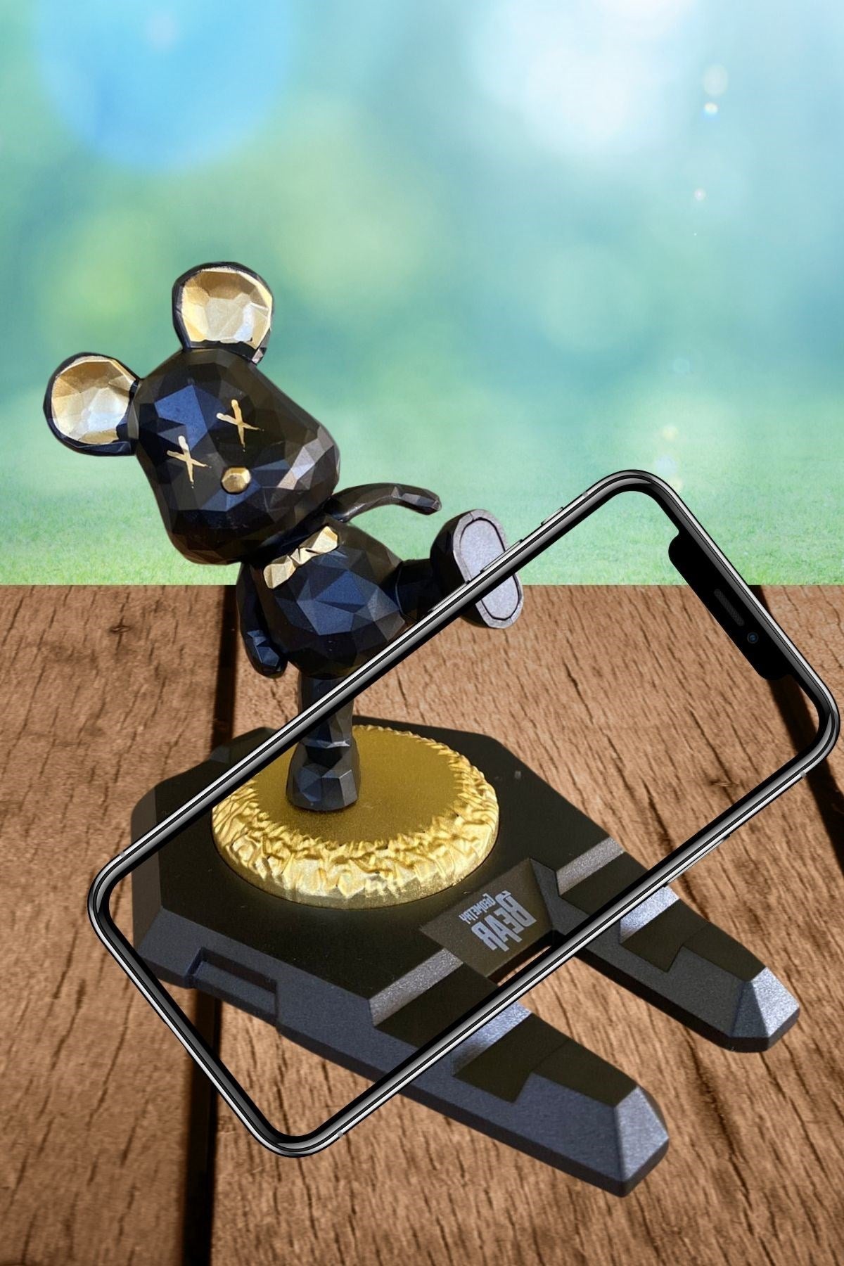 BUFFER® Ayıcıklı Telefon ve Tablet Standı Masa Üstü Telefon ve Tablet Tutucu Aparatı