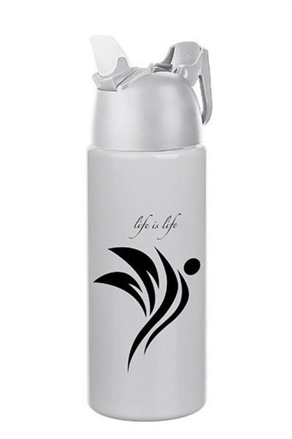 BUFFER® Kilitlenebilen Matara Güvenlikli Suluk Sporcu Matarası Spor Su Şişesi İçecek Şişesi 700ml