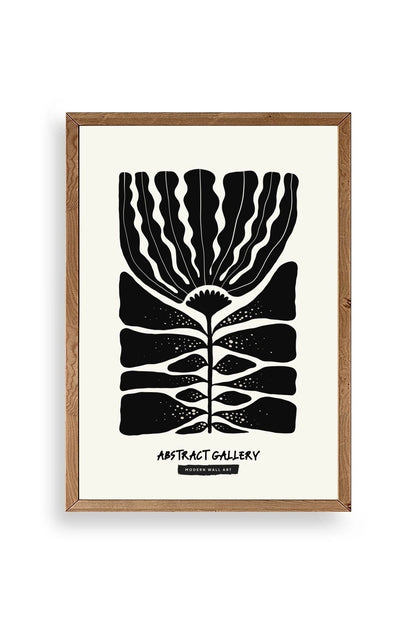Modern Ahşap Çerçeveli Tablo 30 x 42