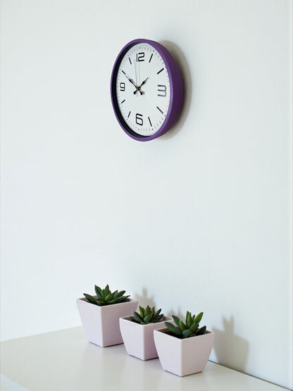 Zentime 36 Cm Mor Dekoratif Duvar Saati