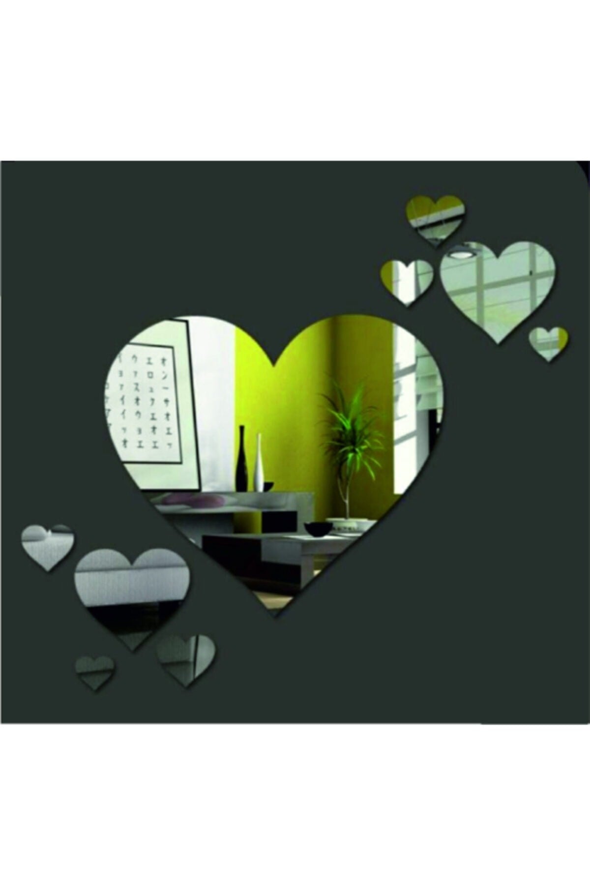 Kalp Desen Duvar Dekor