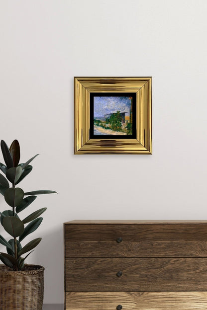 Van Gogh Çerçeveli Taş Tablo 20 cm