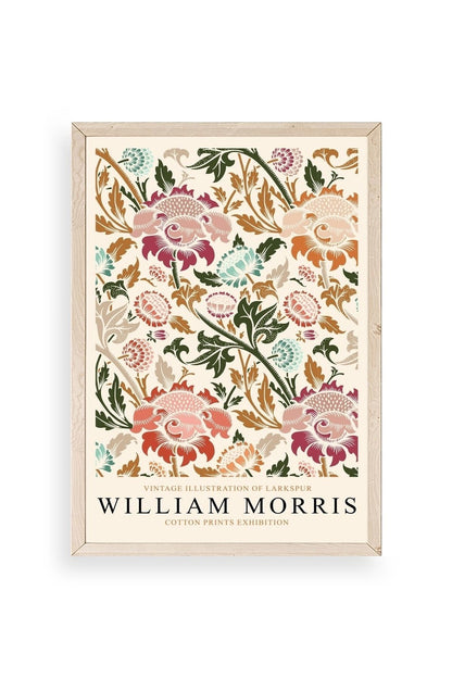 William Morris Ahşap Çerçeveli Tablo 17 x 23