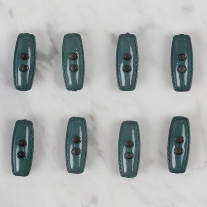 Loren Crafts yeşil 8 li çoban düğmesi - 91