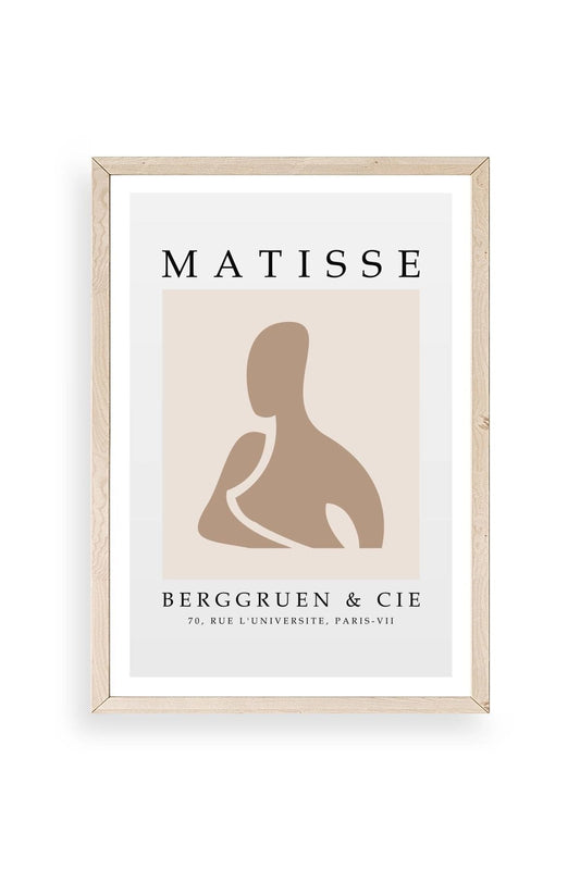 Modern Ahşap Çerçeveli Tablo 30 x 42