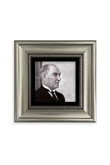 Atatürk Çerçeveli Taş Tablo 20 cm