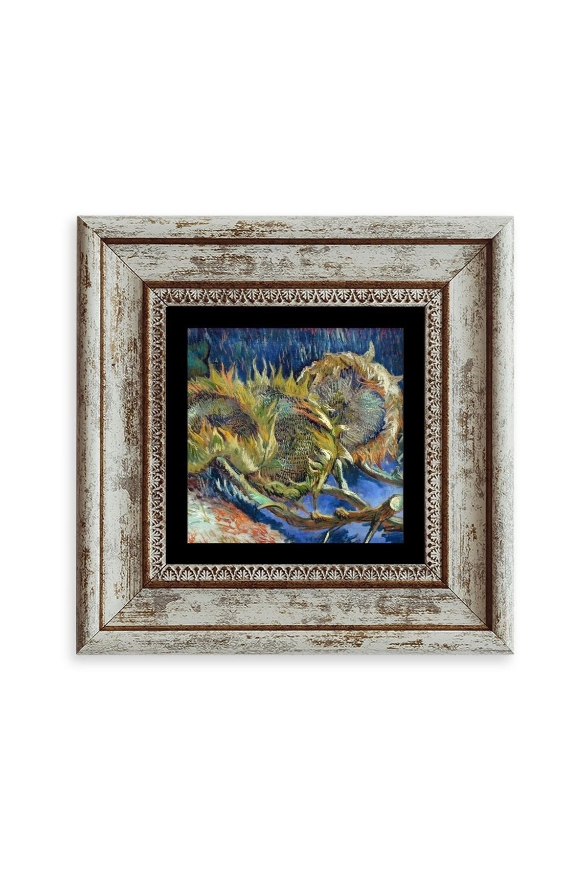 Van Gogh Çerçeveli Taş Tablo 20 cm