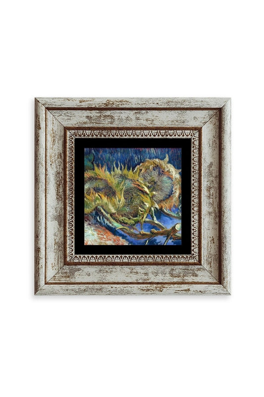 Van Gogh Çerçeveli Taş Tablo 20 cm