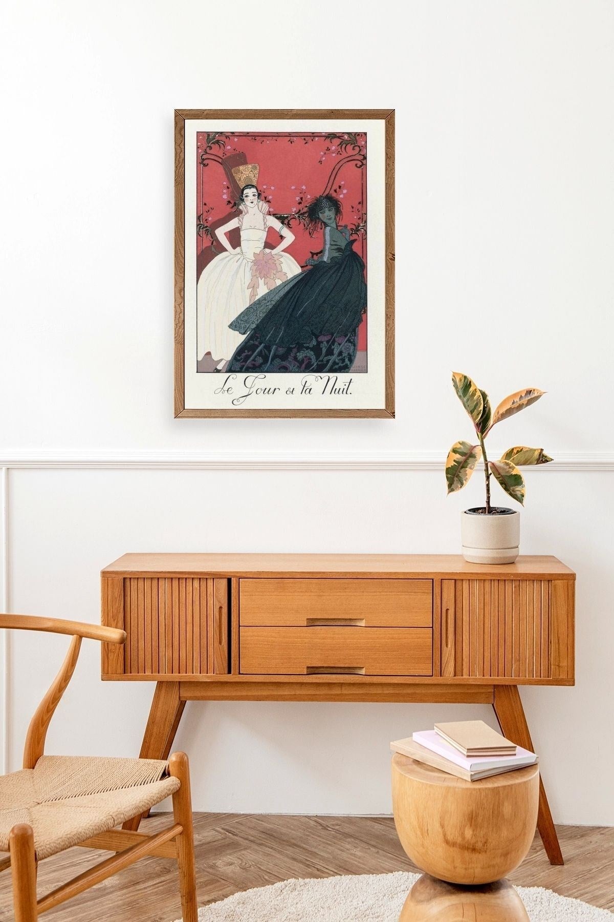 Paulette Duval Ahşap Çerçeveli Tablo 23 x 30