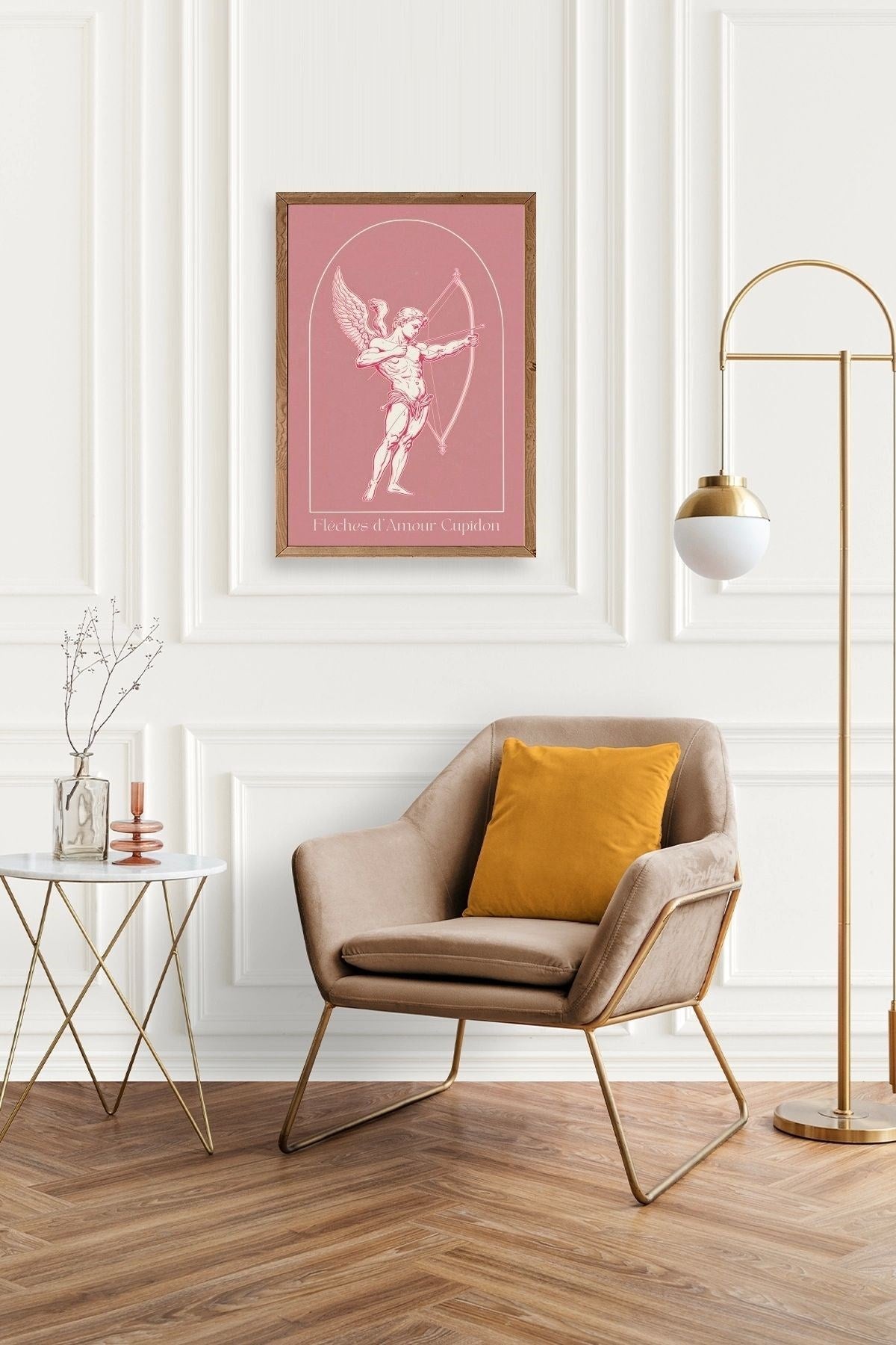 Cupid Ahşap Çerçeveli Tablo 30 x 42