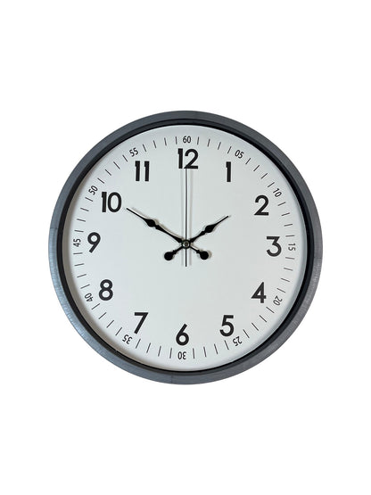 Zentime 36 Cm Gri Dekoratif Duvar Saati