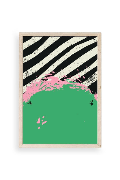 Modern Ahşap Çerçeveli Tablo 30 x 42