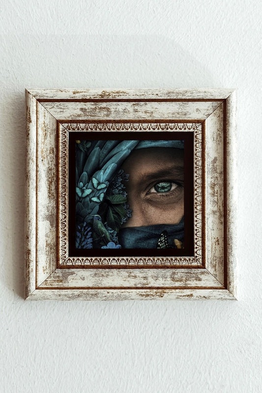 Çerçeveli Taş Tablo , Çerçeveli Taş Duvar Dekoru-enkcrcvtbl-00185 20 cm