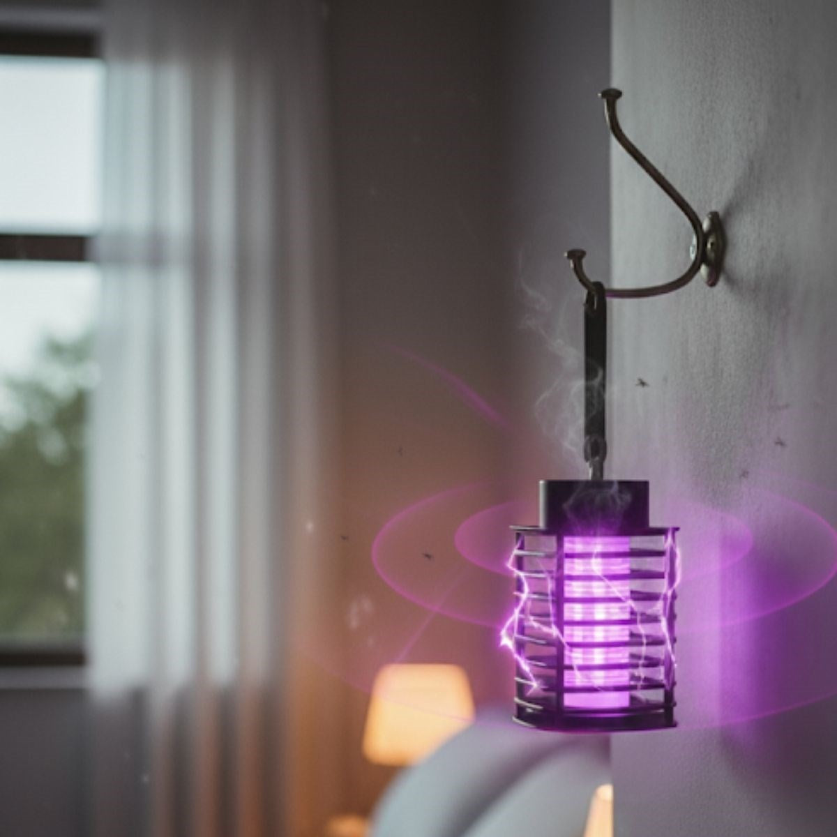 BUFFER® Otomatik Akıllı Sivrisinek Öldürme Lambası Şarj Elektrik Çarpması Sivrisinek Kovucu Lamba Öldürmek Masaüstü Duvar Asmak Sinek Kıran Y20