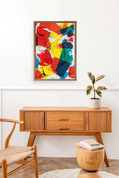 Mordern Ahşap Çerçeveli Tablo 17 x 23