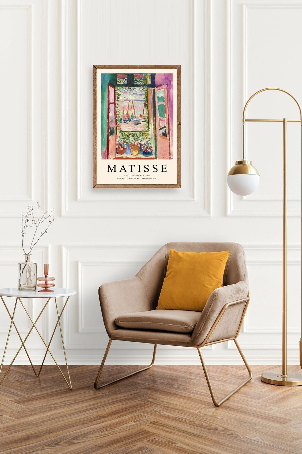 Matisse Ahşap Çerçeveli Tablo 50 x 70