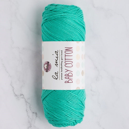 La Mia Baby Cotton Yeşil El Örgü İpi - L044 - 33653