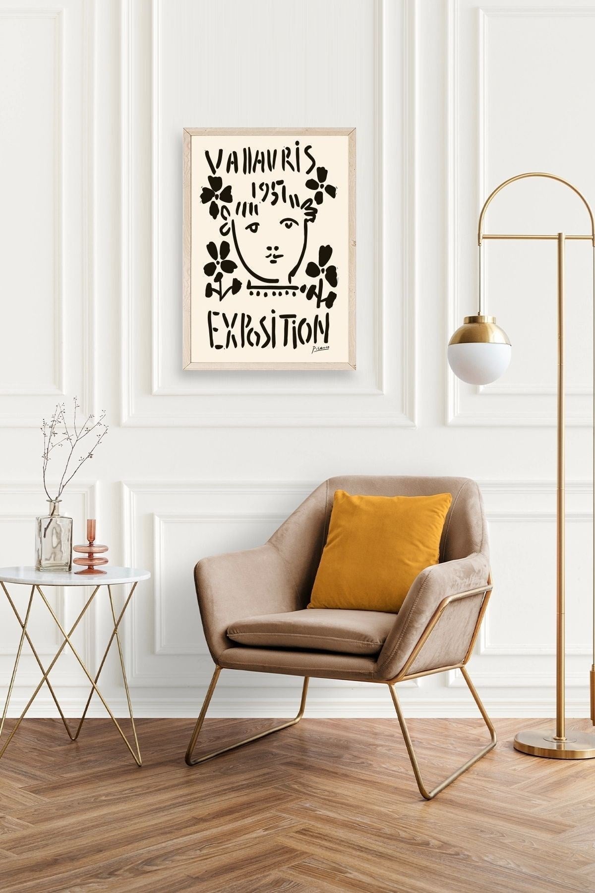 Picasso Ahşap Çerçeveli Tablo 17 x 23