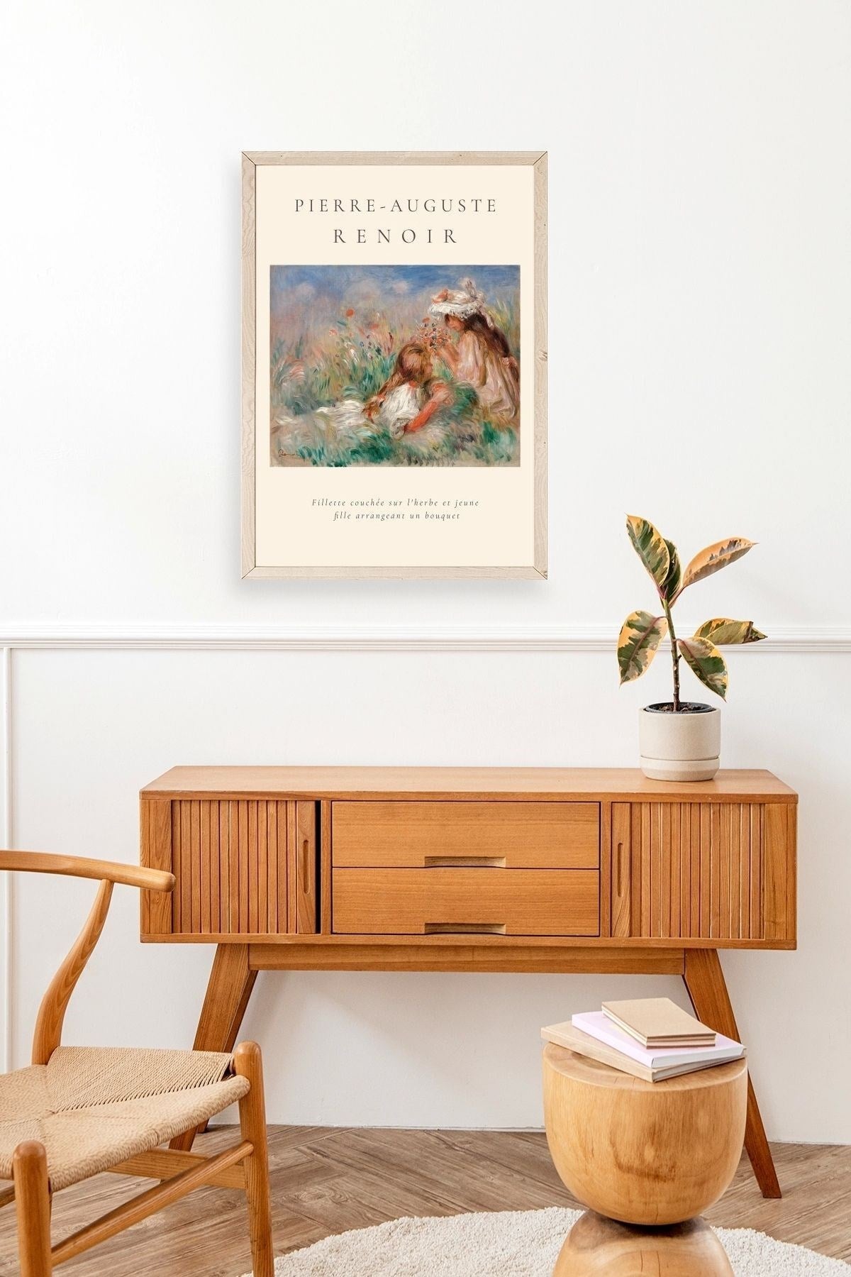 Pierre-Aguste Renoir Ahşap Çerçeveli Tablo 23 x 30