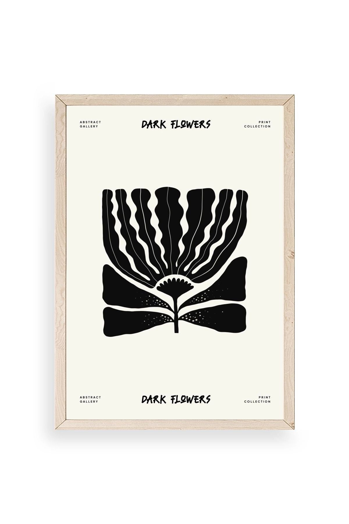 Çiçek Ahşap Çerçeveli Tablo 23 x 30