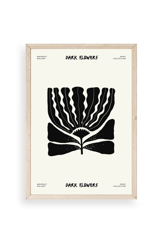 Çiçek Ahşap Çerçeveli Tablo 23 x 30