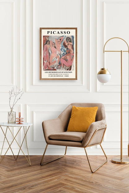 Picasso Ahşap Çerçeveli Tablo 50 x 70