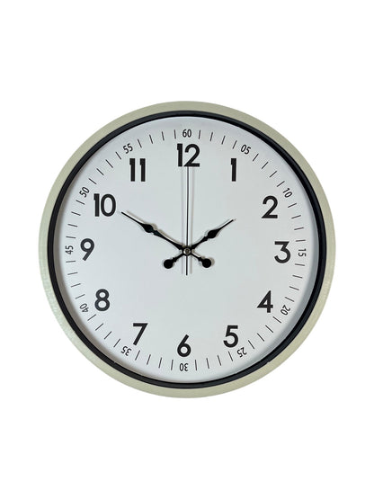 Zentime 36 Cm Krem Dekoratif Duvar Saati