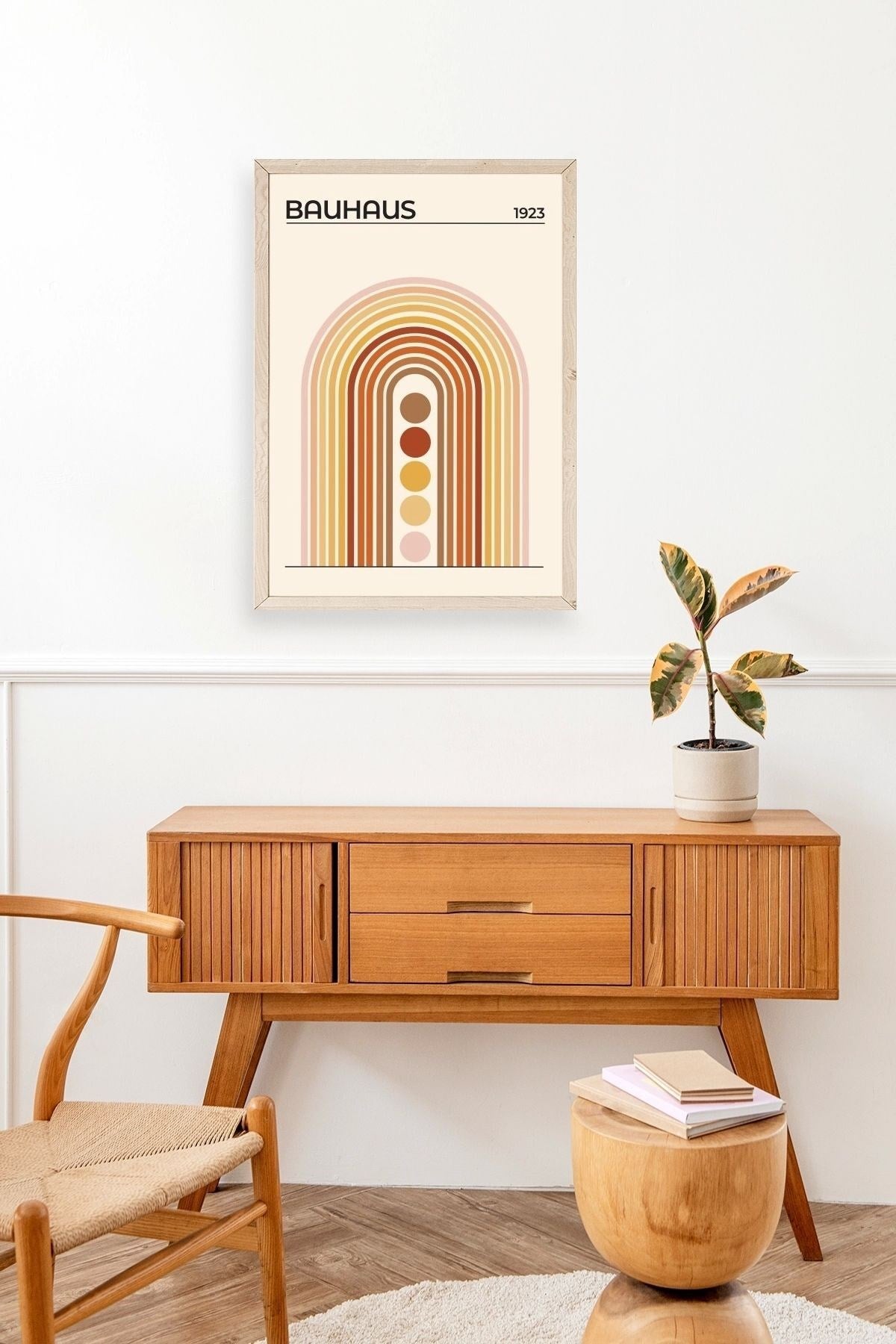 Bauhaus Ahşap Çerçeveli Tablo 30 x 42