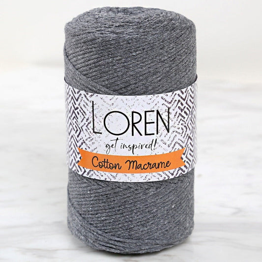 Loren Cotton Macrame Gri - R081 - 34358