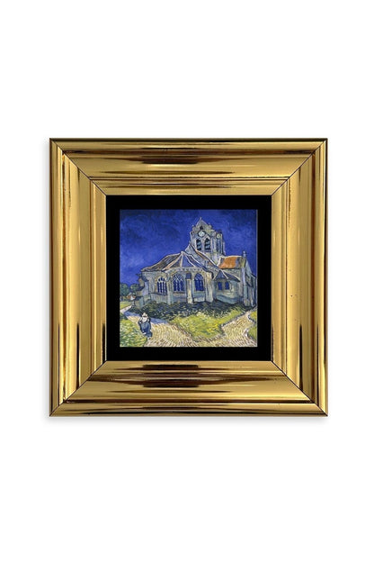Van Gogh Çerçeveli Taş Tablo 20 cm