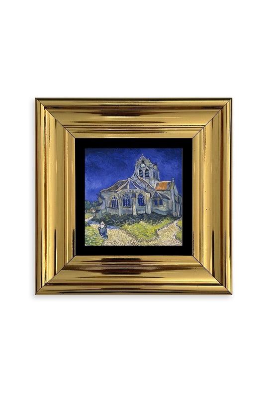 Van Gogh Çerçeveli Taş Tablo 20 cm