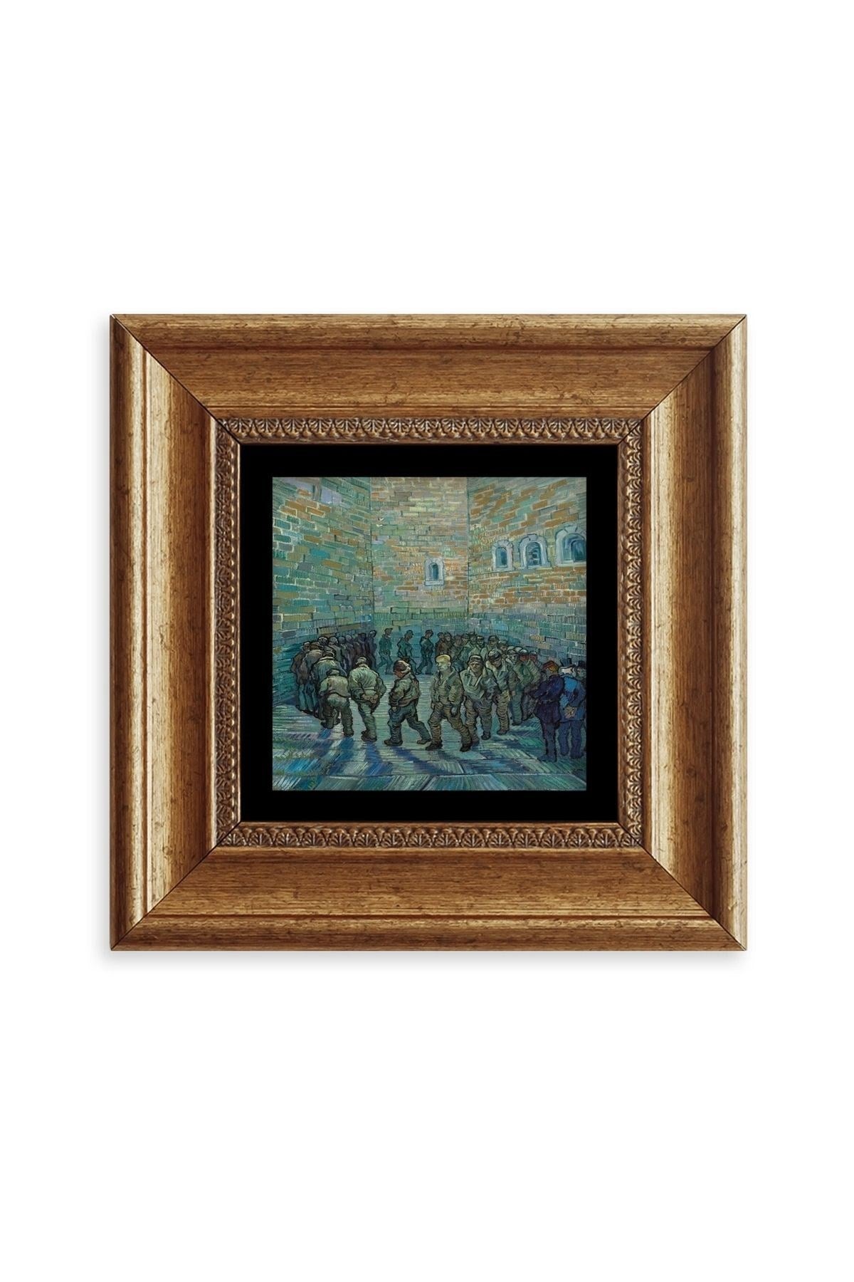 Van Gogh Çerçeveli Taş Tablo 20 cm
