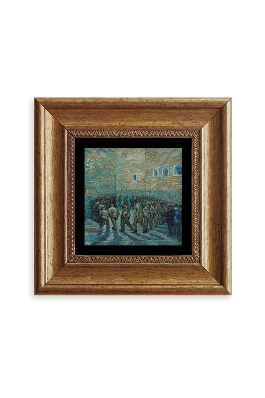 Van Gogh Çerçeveli Taş Tablo 20 cm