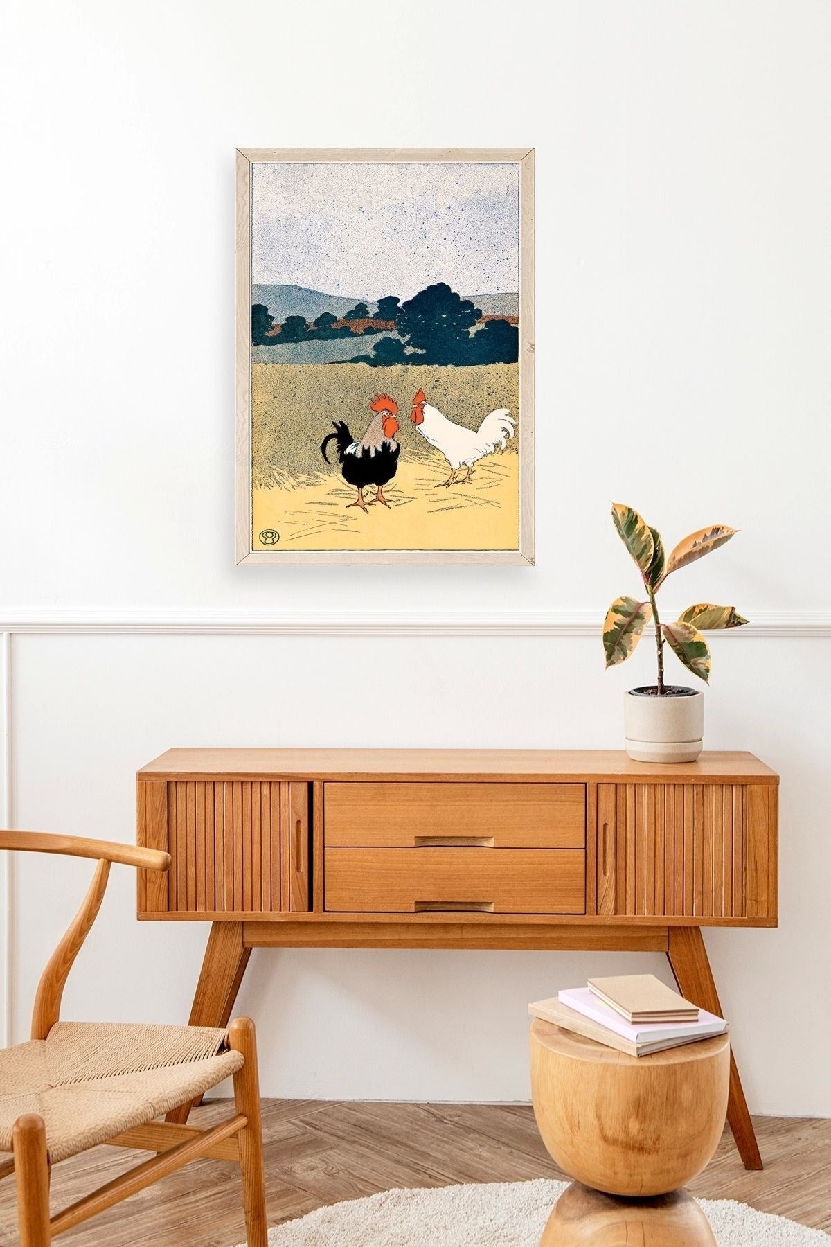 Edward Penfield Ahşap Çerçeveli Tablo 23 x 30