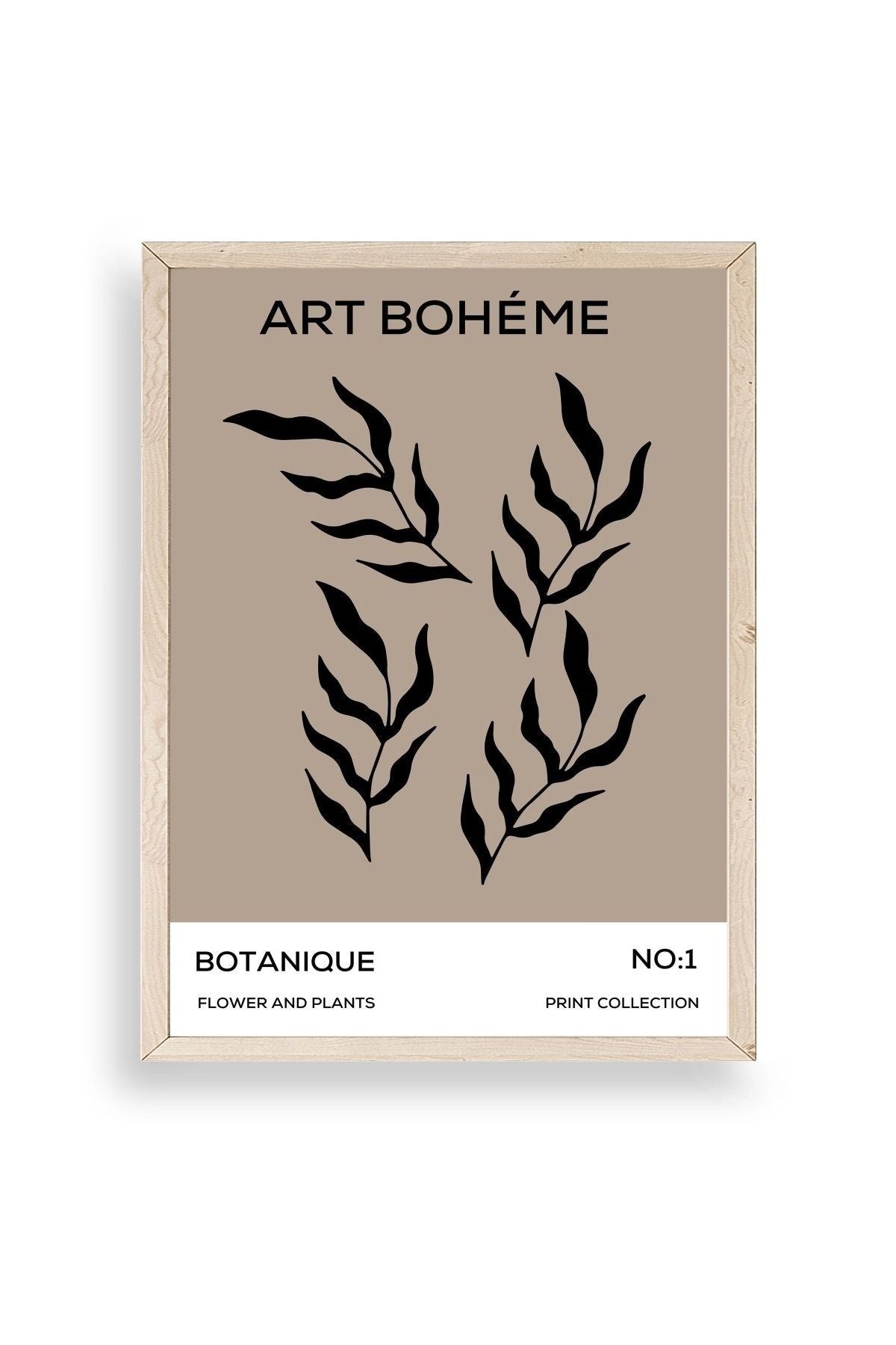 Art Boheme Ahşap Çerçeveli Tablo 30 x 42