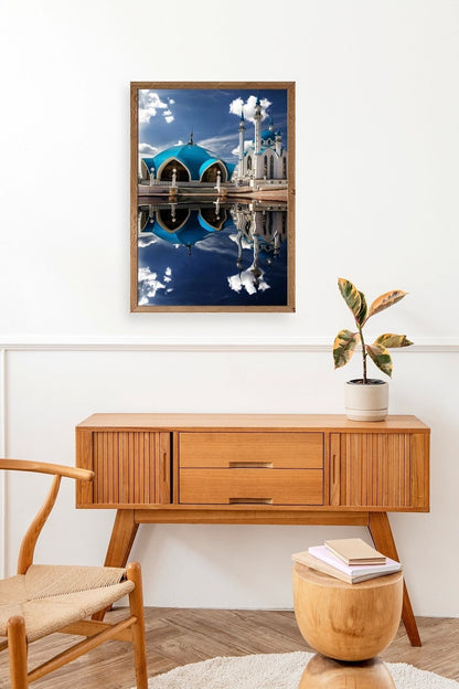 Kabe Camii Ahşap Çerçeveli Tablo 30 x 42