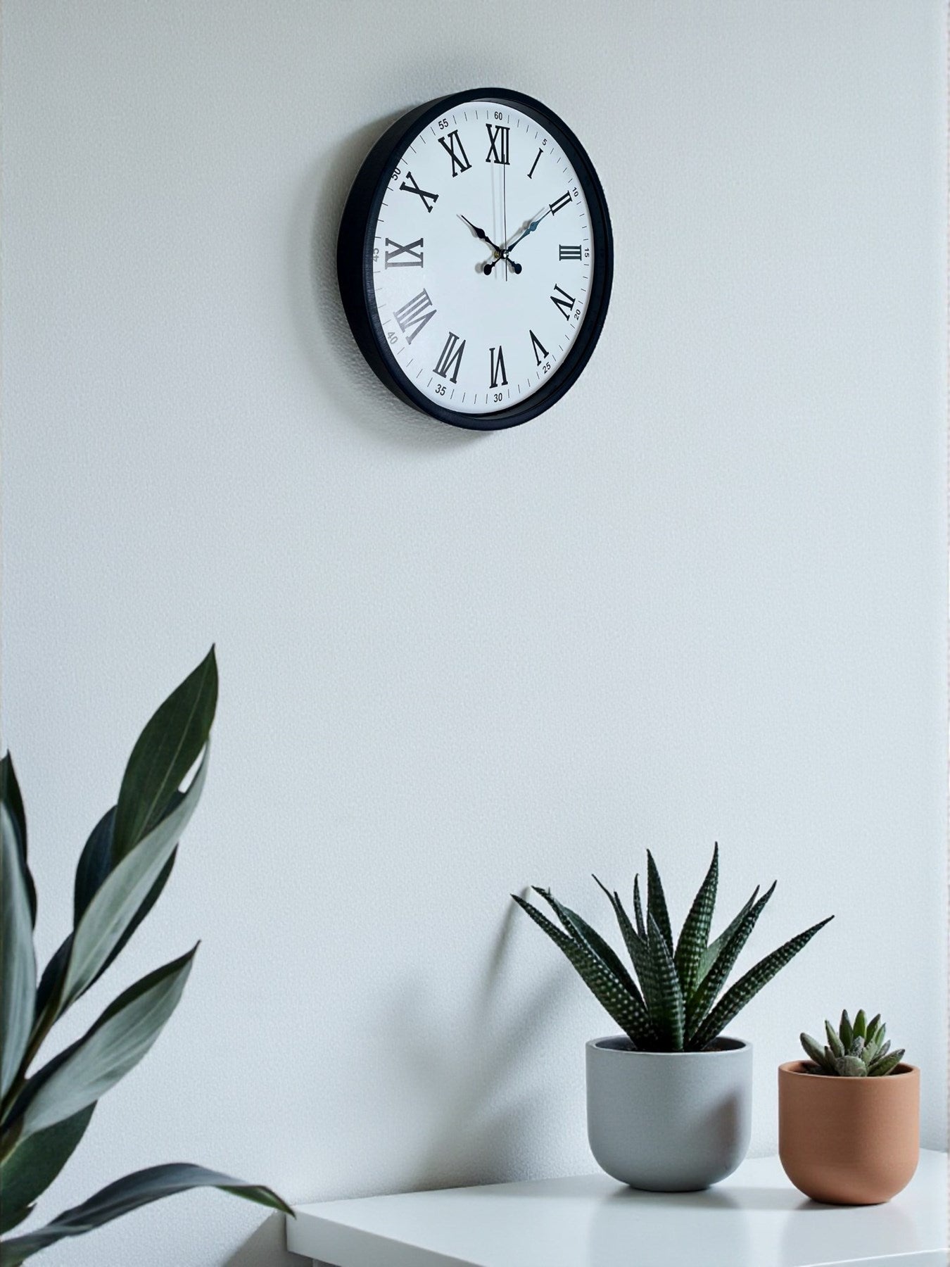 Zentime 36 Cm Siyah Dekoratif Duvar Saati