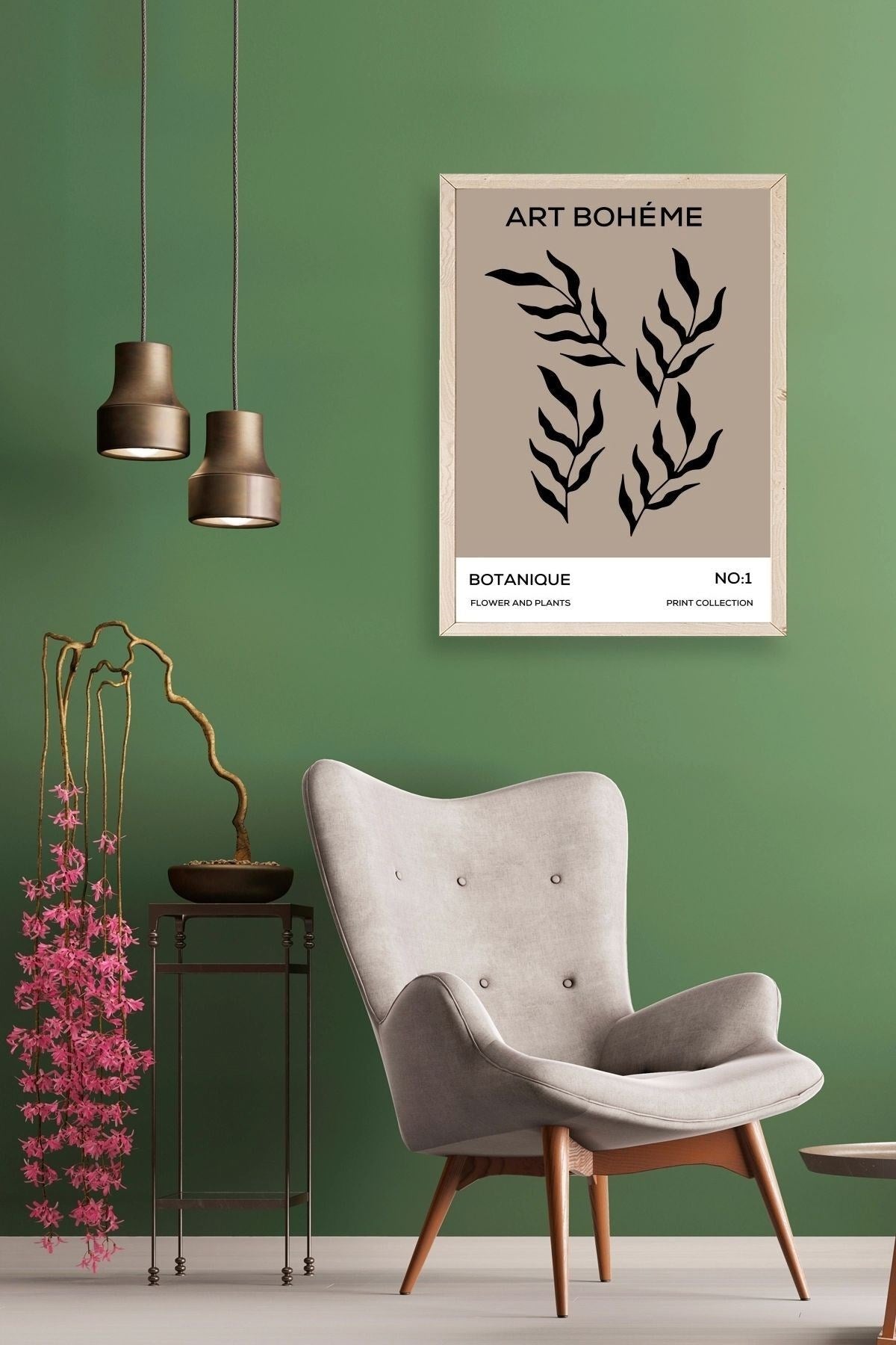 Art Boheme Ahşap Çerçeveli Tablo 50 x 70