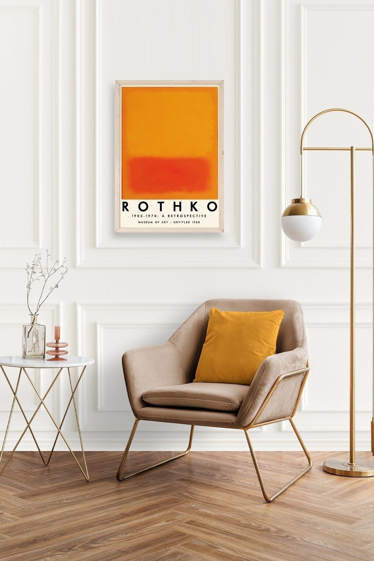 Rothko Ahşap Çerçeveli Tablo 17 x 23