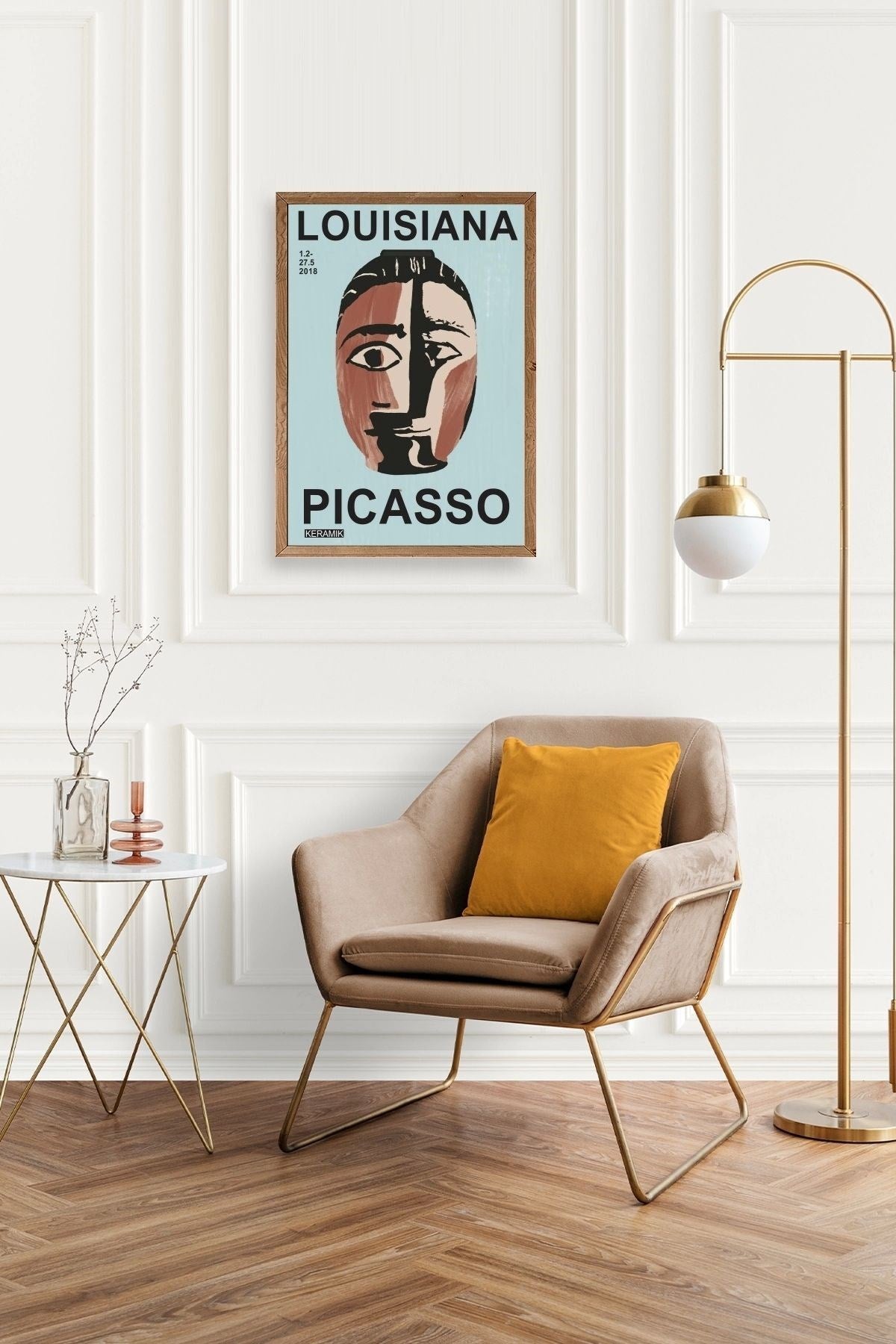 Picasso Ahşap Çerçeveli Tablo 23 x 30