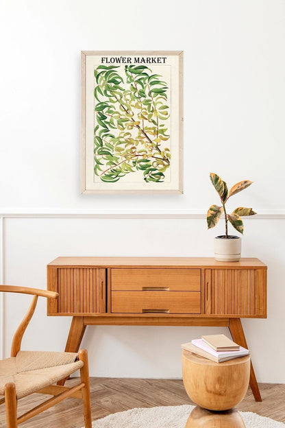 Grancica Breskve Ahşap Çerçeveli Tablo 50 x 70