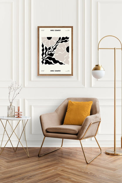 Çiçek Ahşap Çerçeveli Tablo 23 x 30