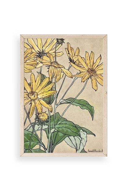 Hannah Borger Ahşap Çerçeveli Tablo 50 x 70