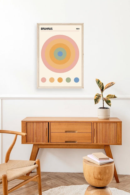 Bauhaus Ahşap Çerçeveli Tablo 50 x 70