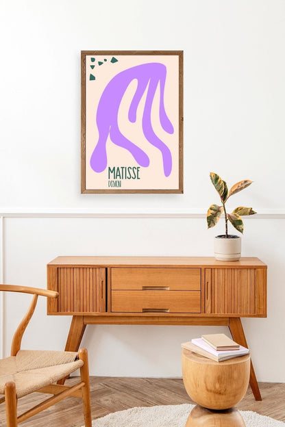 Soyut Ahşap Çerçeveli Tablo 23 x 30